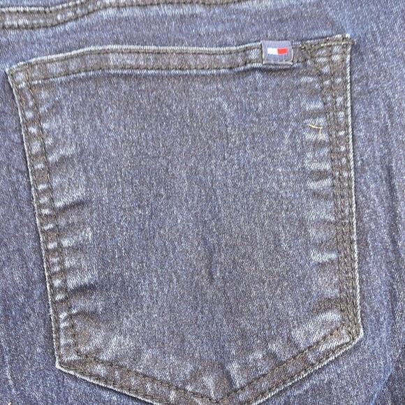 Tommy Hilfiger Jeans Womens 12 Skinny Mid Rise Dark Denim Stretch Front Zipper - Picture 11 of 11